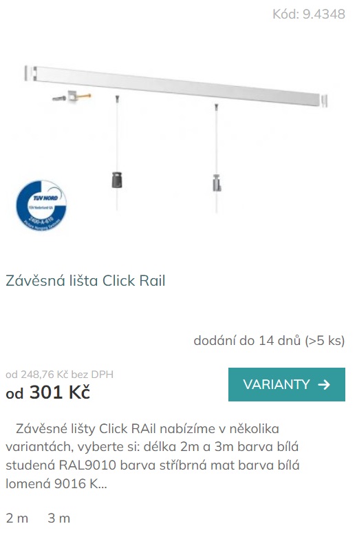 zavesna-lista-click-rail